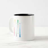 Magic Wands Mug 11oz. Noir (Devant gauche)