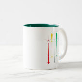 Magic Wands Mug 11oz. Vert (Devant droit)