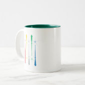 Magic Wands Mug 11oz. Vert (Devant gauche)