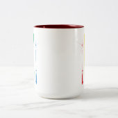 Magic Wands Mug 15oz. Rouge foncé (Centre)