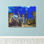 Magic Warrior Canvas Afdruk (Insitu (Houten vloer))