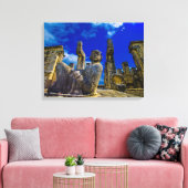 Magic Warrior Canvas Afdruk (Insitu (Woonkamer))