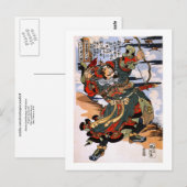 Magic Warrior Shooting Wild Goose Kuniyoshi Fine Briefkaart (Voorkant / Achterkant)
