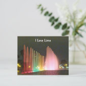 Magic Water Fountains-Circuito del Magico del Agua Briefkaart (Staand voorkant)