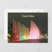 Magic Water Fountains-Circuito del Magico del Agua Briefkaart (Voorkant / Achterkant)