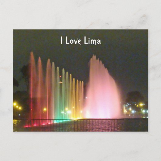 Magic Water Fountains-Circuito del Magico del Agua Briefkaart (Voorkant)