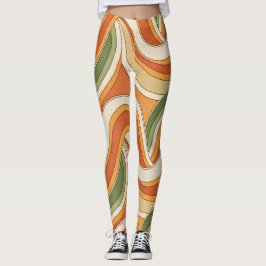 Magic Wave Pattern Leggings