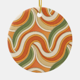 Magic Waves Pattern Keramisch Ornament