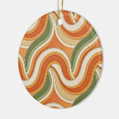 Magic Waves Pattern Keramisch Ornament (Links)