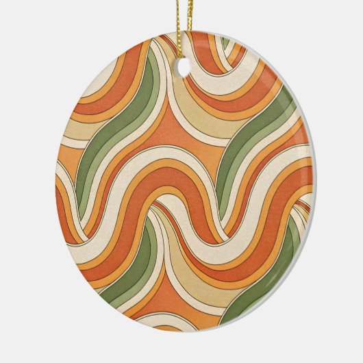 Magic Waves Pattern Keramisch Ornament (Links)