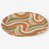 Magic Waves Pattern Papieren Bordje (Gekanteld)