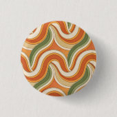 Magic Waves Pattern Ronde Button 3,2 Cm (Voorkant)