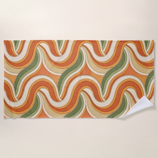 Magic Waves Pattern Strandlaken (Voorkant)