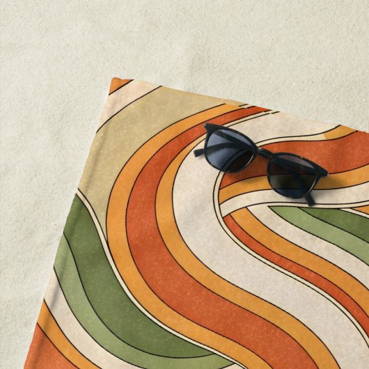 Magic Waves Pattern Strandlaken (In situ)