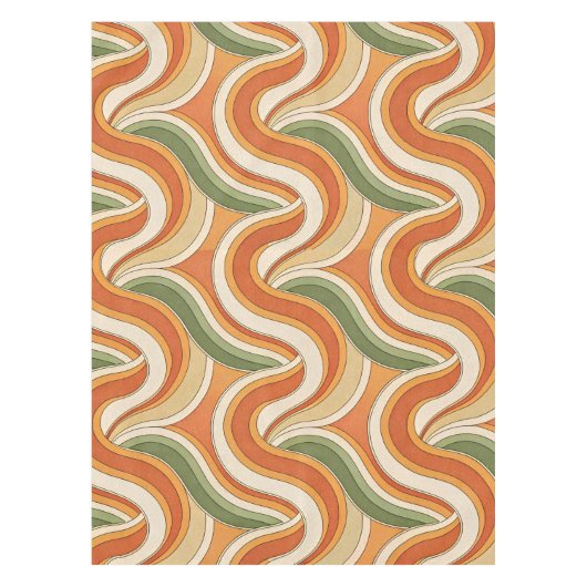 Magic Waves Pattern Tafelkleed (Voorkant)