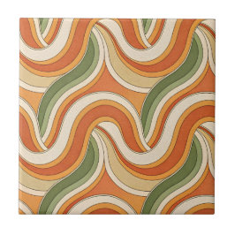 Magic Waves Pattern Tegeltje