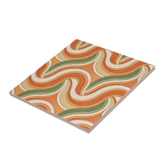 Magic Waves Pattern Tegeltje (Zijkant)