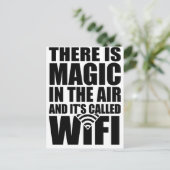 Magic wifi briefkaart (Staand voorkant)