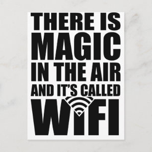 Magic wifi briefkaart