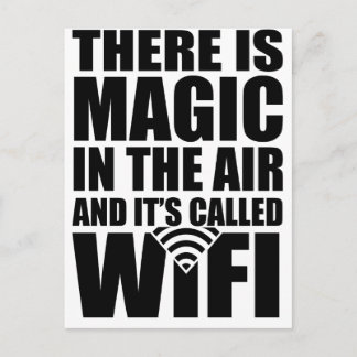 Magic wifi briefkaart