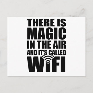 Magic wifi briefkaart