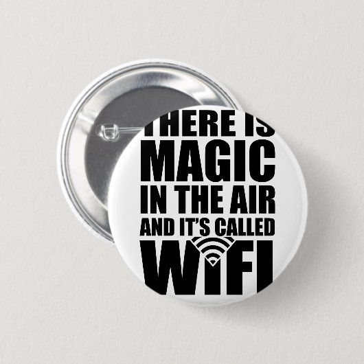 Magic wifi ronde button 5,7 cm (Voorkant /achterkant)