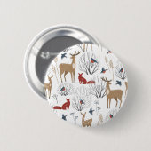 Magic Winter Wonderland Ronde Button 5,7 Cm (Voorkant /achterkant)