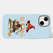 Magic Witch Uil Herfst Thema Case-Mate iPhone Case (Achterkant (horizontaal))
