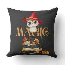 Magic Witch Uil Herfst Thema Gepersonaliseerd