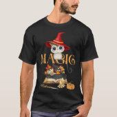 Magic Witch Uil Herfst Thema T-shirt (Voorkant)