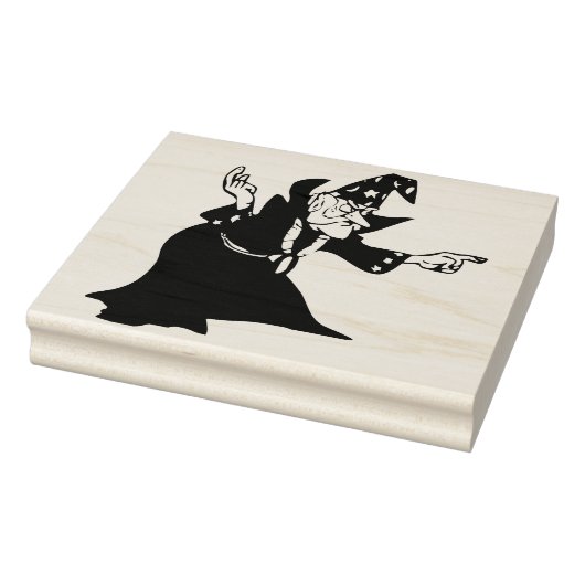 Magic wizard silhouet art stempel (Stempel)