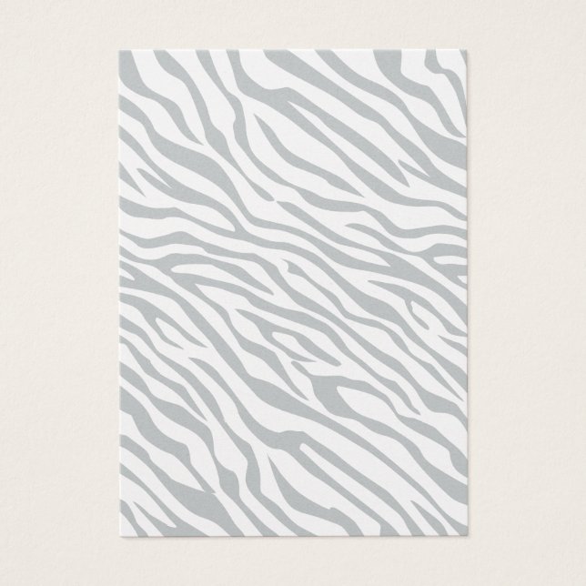 Magic Zebra Stripes Click to Customize Grey Color (Devant)
