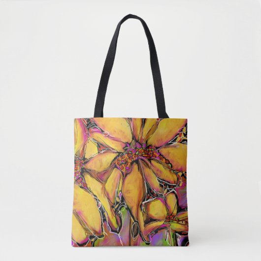 "Magic" Zonnebloem Canvas tas (Voorkant)