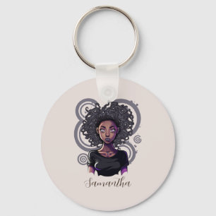 Magical Afro Woman Sleutelhanger