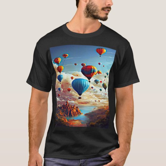 "Magical Balloon Journey" T-shirt (Voorkant)