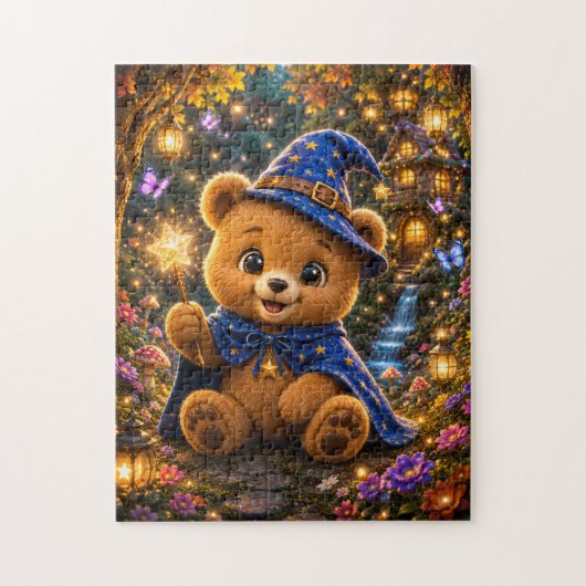 Magical Bear Wizard Jigsaw Puzzle (Vertical)