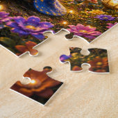 Magical Bear Wizard Jigsaw Puzzle Legpuzzel (Zijkant)