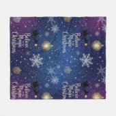 Magical Believe in the Magic of Christmas  Fleece Deken (Voorkant (Horizontaal))