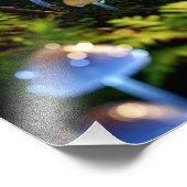 Magical Bioluminescent Fungi - Deep Forest Foto Afdruk (Hoek)