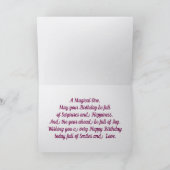 Magical Birthday Greeting Card Kaart (Binnen)