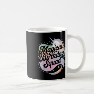 Magical Birthday Squad Eenhoorn Party Fun Koffiemok