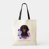 Magical Black & Tan Cavalier King Charles Spaniel Tote Bag (Achterkant)