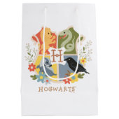 Magical Blooms HOGWARTS™ Crest Medium Cadeauzakje (Achterkant)