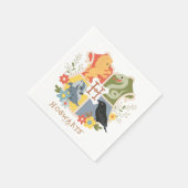 Magical Blooms HOGWARTS™ Crest Servet (Hoek)