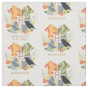 Magical Blooms HOGWARTS™ Crest Stof