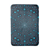 Magical Blue Glow Mandala Badmat (Voorkant Verticaal)