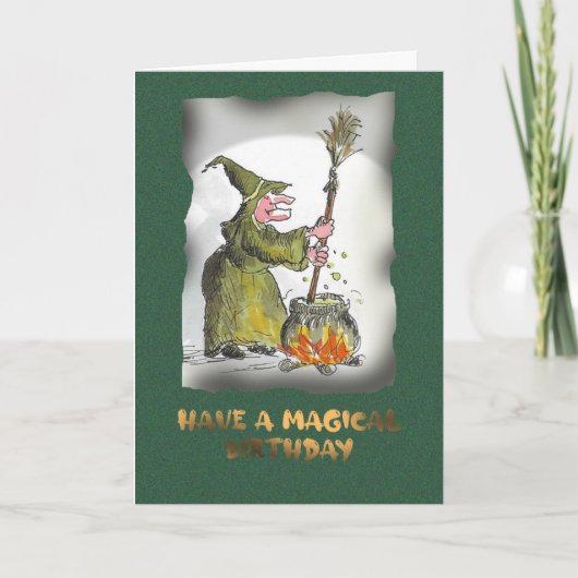 Magical Brthday Kaart (Voorkant)