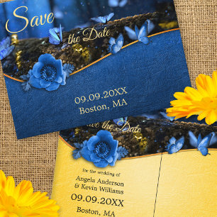Magical Butterfly Forest Save the Date Briefkaart