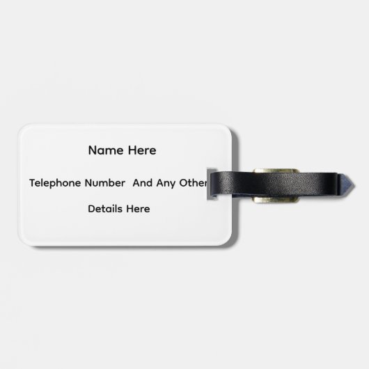 Magical Cat Bagagelabel (Achterkant horizontaal)