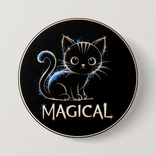 Magical Cat Button (Voorkant)